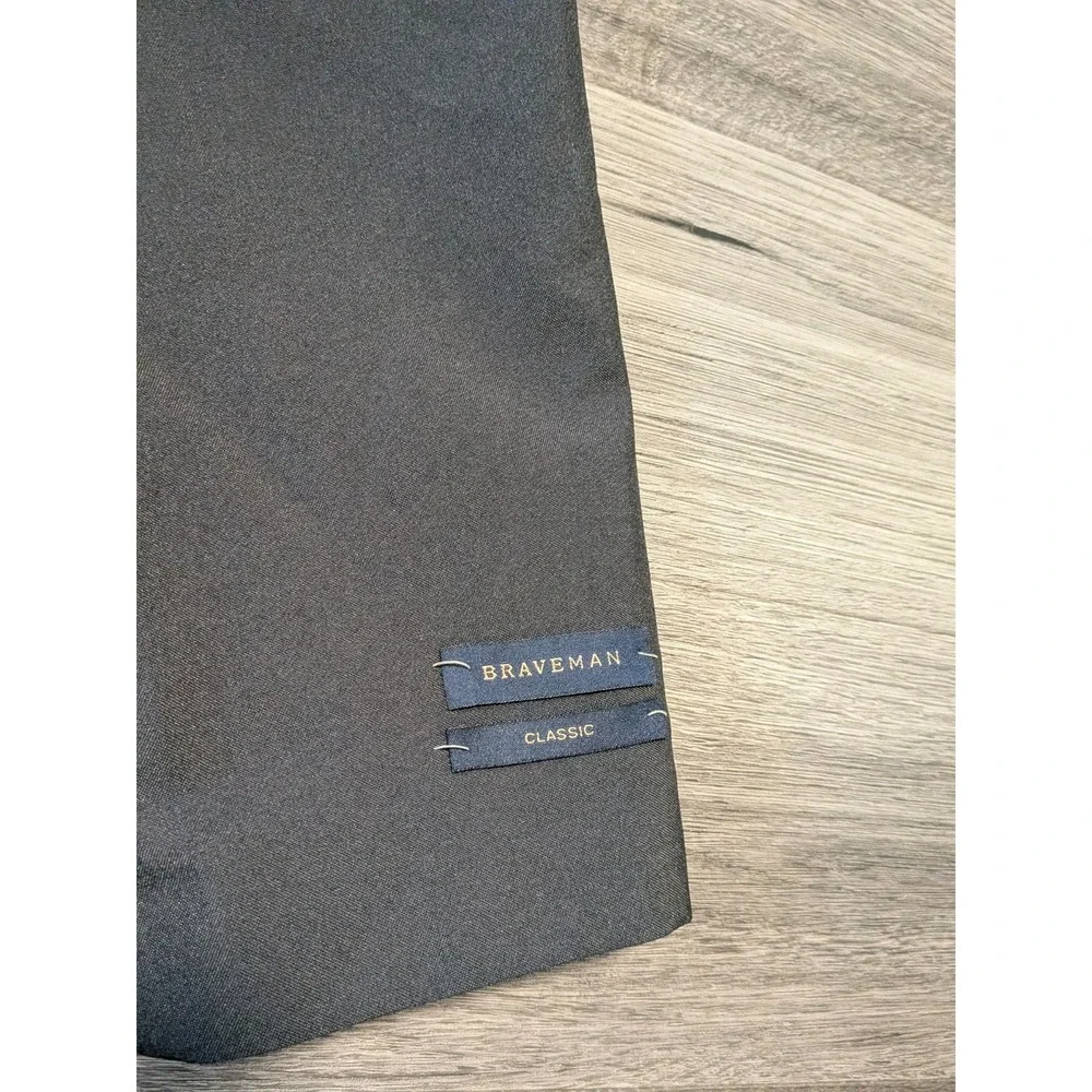 NWT Braveman Men's Dark Gray Classic Fit Double Vent Sports Coat Size 46R‎